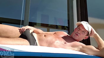 Preview 1 of Hunemoon Xxx - Springtime in Buenos Aires and Pervy PapiFachero can enjoy his balcony again,  the sun and speedos always make him super h ...