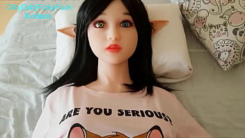 Preview 1 of 80 Old Gandma - The white rabbit is in a fantasy land Sex doll Fuck Dillydolly Fickyfuck