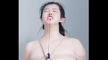 Preview 1 of Leha Gotti Cock Big Ass - 享受快乐的惩罚 粗糙麻绳 裸体捆绑 假阳具深喉 捆绑高潮 高潮颜翻白眼 舔高潮射液女性射精 扣乳器 分穴器 阴唇夹 女奴开发