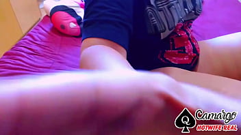 Preview 3 of Tits Impaled - Casada Hotwife liberada pelo Marido se exibindo - Vem fazer Real Comigo
