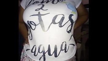 Preview 1 of Drama Korean Horny - Tetas brincando muestra esposa tetas