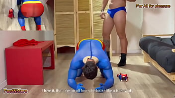 Preview 3 of Massage Busty Boobs - Superman so mindless toy,  no brain as you never saw,  only the Fer s power pleasure can do it. Get pleasure,  and enjoy wat ...