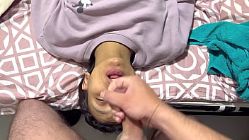 Preview 4 of Coming Sunny Faq - He sucks my dick and I cum in his face.