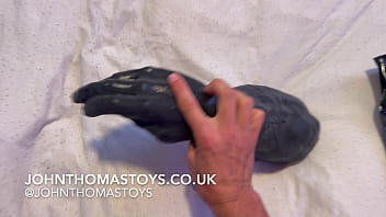 Preview 4 of Sexy Zoe Blacker - LOVE MY NEW DILDO FIST FROM JOHN THOMAS TOYS