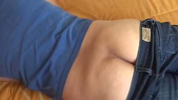 Preview 1 of Massege Sex Video Japan - Stepson&#039_s friend enjoys me while I rest and we end up in mutual masturbation