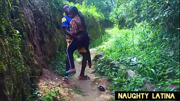 Preview 1 of 3 Way Blowjob - OUTDOOR Ebony Sex Addicted Queen Fuck Big Dick On Roadside
