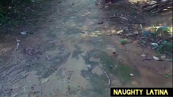 Preview 2 of Xvedio Amrike - OUTDOOR Ebony Queen Fucked Husband Driver In The Bush Path   Village Hardcore Porno