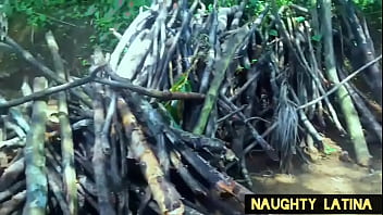 Preview 1 of Xvedio Amrike - OUTDOOR Ebony Queen Fucked Husband Driver In The Bush Path   Village Hardcore Porno