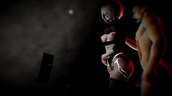 Preview 1 of Son Slipped Mom Sex - YoRHa 2B Sex Robot in BDSM sex Show | Nier Automata Porn Parody