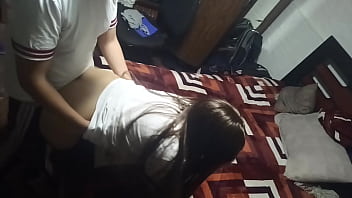 Preview 1 of Monalisa Xx Romance - Echando Desmadre DESPUES de la ESCUELA! COGIENDO con ESTUDIANTE Mexicana,  ALUMNO GRABA COMO se COGE a su COMPA&Ntilde_ERA MEXICANA despues de CLASES para QUE LE COPIEN LA TAREA!!