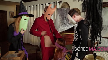 Preview 2 of Deo Knh - Halloween Is All About Family Free Use- Evie Christian,  Sophia Locke