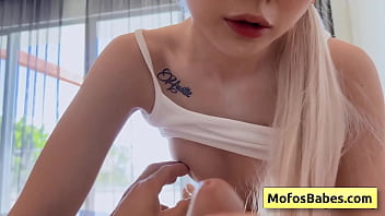 Preview 2 of Mother Son Family Strokes - Petite asian slut Lulu Chu video herself while getting her hairy pussy banged by huge white dick
