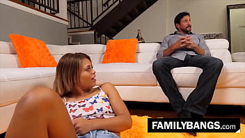 Preview 1 of Ruiva Ass Kands - FamilyBangs.com ⭐ Tired Stepfather de-Stresses with his Nice Stepdaughter,  Destiny Cruz,  Tommy Gun