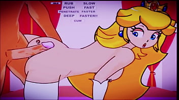 Preview 3 of Little Vergin - Princess Peach Getting Rubbed On Her Ass (Very Hot)