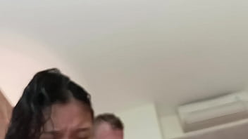 Preview 3 of Worship Piss Pussy - Little sweetie cannot handle white dick but still gets doggy style and load of cum on stomach and neck