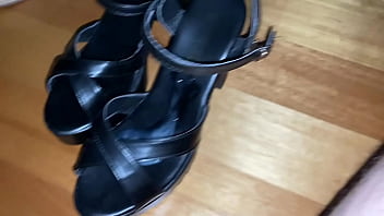 Preview 4 of Indian Hindi Rap Sex - Playing with GF platform sandals