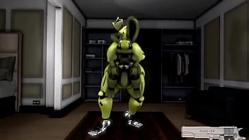 Preview 4 of Malaysia Xxxxx Videos Hd - Springtrap shemale fucks little plushtrap version 2 but with other audio