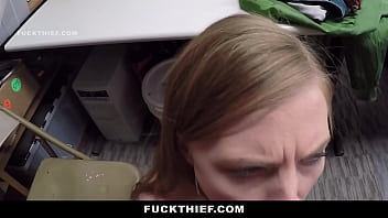 Preview 2 of Tits Whipped Mature - Officer Recovers Stolen Goods from Shoplifter Teen - Fuckthief