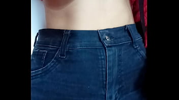 Preview 4 of A Ballbusting Orgasm - Jugando con un cinto II. Azot&aacute_ndome las tetas.