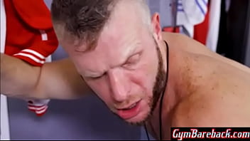 Preview 2 of Xx Sabah - GymBareback- Teen Barebacks his Coach