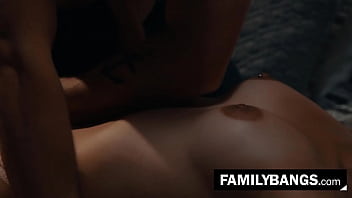 Preview 2 of Tamilaundysex In - FamilyBangs.com ⭐ Streching his Stepsister&#039_s Ebony Hole,  Nathan Bronson,  Harley Haze