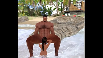 Preview 3 of Badwap Muslim Videos - lucky Hawaiian woman gets to suck calais campbells big dick