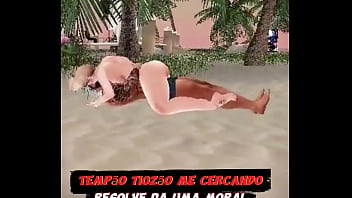 Preview 1 of Big Boobs Seema Aunty - Dei uma chance pro Tioz&atilde_o