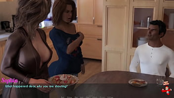 Preview 3 of Almost Caught Shower - Aiden&#039_s Revenge (2) - A Wife and Mother Fan game