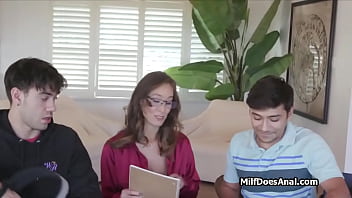 Preview 1 of Deutsches Turken - Double penetrating milf Asian tutor