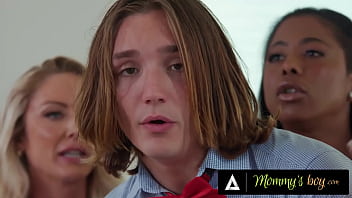 Preview 1 of Tims Ovr - MOMMY&#039_S BOY - Perv Teen CREAMPIES Stepmom Rachael Cavalli With Stepdad In The Room - THE FUCKET LIST