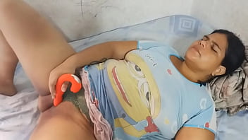 Preview 2 of Muslim Maranao Xnxx Vedios Com - Big ass Latina masturbates with her vibrator while thinking about her stepson