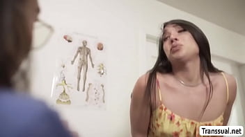 Preview 1 of Www Xxx Hase - Aroused TS gets ass fucked by her doctor