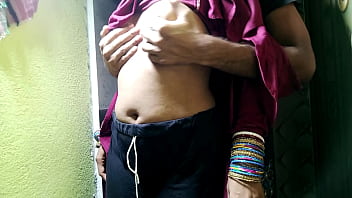Preview 2 of Sinhala Xxxvdiyo - flirting with bhabhi in bathroom pussy licking and fucked in Morning! hindi talking