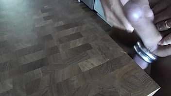 Preview 3 of Nicile Aniston - Big load of cum on the kitchen counter