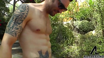 Preview 2 of Open New Xnxx Videoscom - Fat Cock Alex Legend Drills Jodi Taylor&#039_s Hairy Pussy Outdoors!