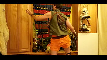 Preview 1 of Road Bycicle - Ass shaking Male dancer gets silly Max Shenanigans