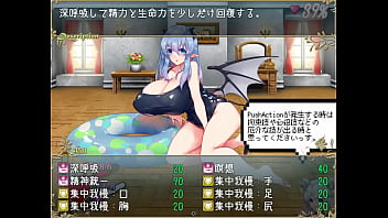 Preview 1 of Boys Vs Boys Bolljob - LustGrimm Again Hentai game Swimsuit Inma Sex