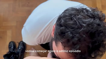 Preview 1 of Xxx In Care - Homem barbudo chupa 41 paus -11&deg_ mamada - V&iacute_deo completo no RED