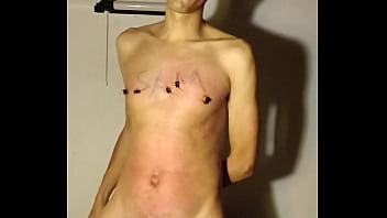 Preview 3 of Grandma Horney - I want to see more pain! (whipping,  binder clips)