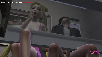 Preview 2 of Love Rame - [TRAILER] SAILOR MOON SEDUCES TEACHER AT HER PARENTS&rsquo_ HOUSE