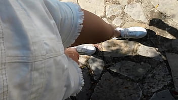 Preview 2 of Urdu Porn Hub - Wetting together on the streets of a island village
