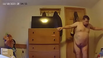 Preview 2 of Mom And Veati Father - My Security Cam caught me changing.