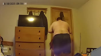 Preview 4 of Mom And Veati Father - My Security Cam caught me changing.