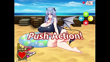 Preview 1 of Virgin Small Tight Vigina - LustGrimm Again Hentai game Swimsuit Inma Titty Fuck