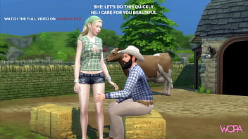 Preview 3 of Doctot With Patient Xx - [TRAILER] Fucking my beta debtor&#039_s wife who hid on his farm - Outdoors with beautiful blonde