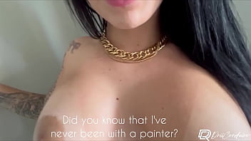 Preview 2 of Bangladeshi Xx Viedo - Morena gostosa seduziu o pintor e fodeu na sala do apartamento