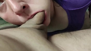 Preview 1 of Free Iphone Mommy - Hungry Mature MILF Blowjob with Plenty Cum in Mouth