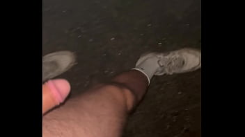 Preview 1 of Tabloo Xxx - Walking naked outdoors and masturbating