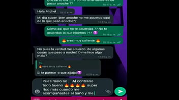 Preview 2 of Sex Jany Hot - parte 1,  convenc&iacute_ a la puta de mi clase de darnos placer en nuestros co&ntilde_os