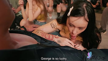 Preview 1 of Tranny Shemale Tgirl Cums - Tattooed Chinese girl got fuck harder than ever before and cock in her mouth.